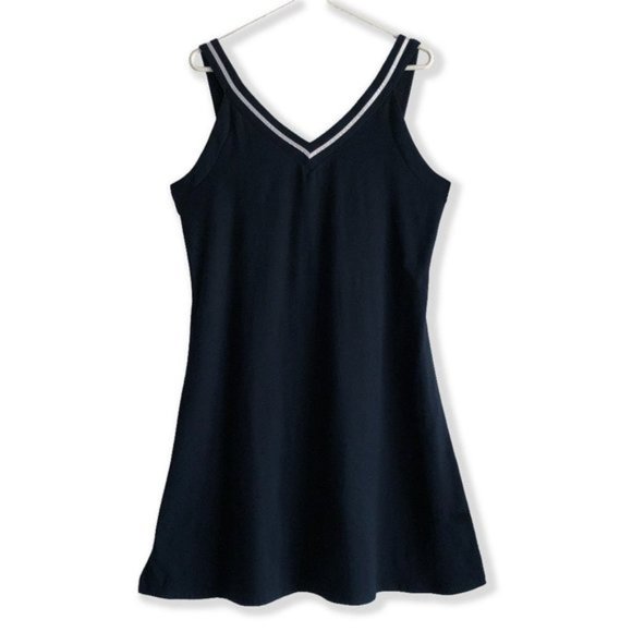 Vintage Dresses & Skirts - Vintage 90s Layering Dress with Silver Detail